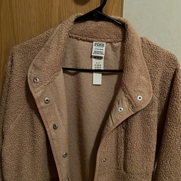 Victoria tan teddy bear jacket - Picture 2 of 5